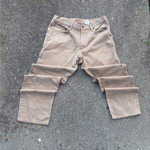 Eddie Bauer Classic Fit Beige Pants